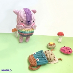 Yummy Bear amigurumi by Nanani