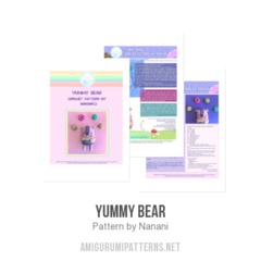 Yummy Bear amigurumi pattern by Nanani