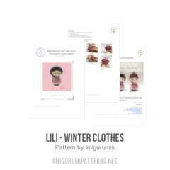Lili - Winter Clothes amigurumi pattern by Imigurumis