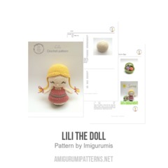 Lili the Doll amigurumi pattern by Imigurumis