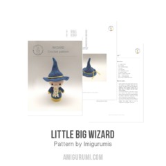 Little Big Wizard amigurumi pattern by Imigurumis