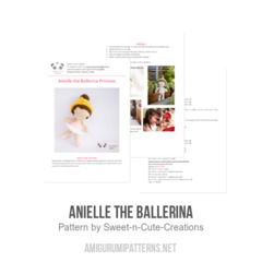 Anielle the Ballerina amigurumi pattern by Sweet N' Cute Creations