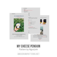 My Cheese Penguin amigurumi pattern by NgocLinh