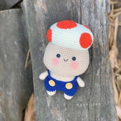 My Tiny Mushroom amigurumi by NgocLinh