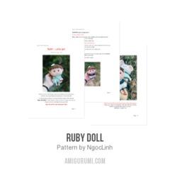 Ruby Doll amigurumi pattern by NgocLinh