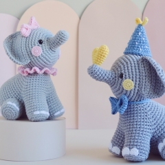 Yarn's Little Elephant  amigurumi by Yarn Handmade