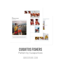 Cuquitos fishers amigurumi pattern by Cucapuntoes