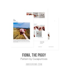 Fiona, the piggy amigurumi pattern by Cucapuntoes