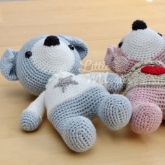 Lila and Finn the Dogs amigurumi pattern by Little Muggles