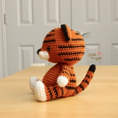 Toby the Tiger amigurumi pattern by Little Muggles