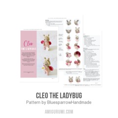 Cleo the Ladybug amigurumi pattern by Bluesparrow Handmade