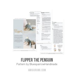 Flipper the Penguin amigurumi pattern by Bluesparrow Handmade