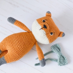 Parker the Fox amigurumi pattern by Bluesparrow Handmade