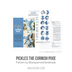 Pickles the Cornish Pixie amigurumi pattern by Bluesparrow Handmade