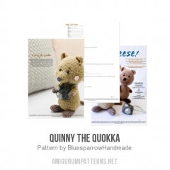 Quinny the Quokka amigurumi pattern by Bluesparrow Handmade