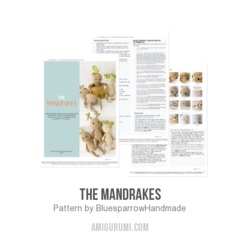 The Mandrakes amigurumi pattern by Bluesparrow Handmade