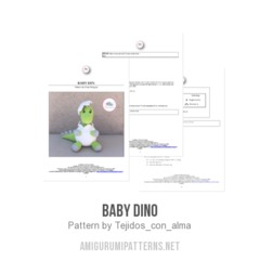 Baby Din amigurumi pattern by Tejidos con alma