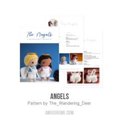 Angels amigurumi pattern by The Wandering Deer