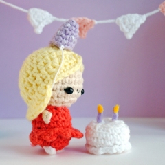 The Birthday Girl amigurumi pattern by The Wandering Deer