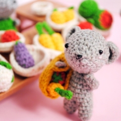 The Grocery Shop - Mice Family amigurumi pattern by The Wandering Deer