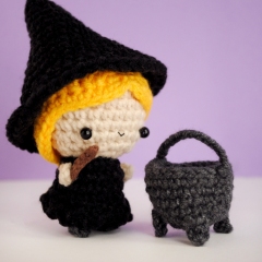 The Witch amigurumi pattern by The Wandering Deer