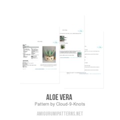 Aloe Vera  amigurumi pattern by Cloud 9 Knots