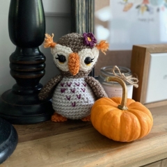 Olivia Owl amigurumi pattern by Cloud 9 Knots