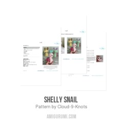 Shelly Snail  amigurumi pattern by Cloud 9 Knots