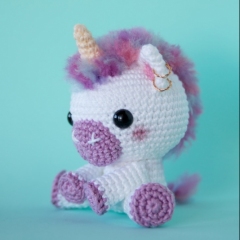 Emily, the rocker unicorn amigurumi pattern by BiaMoraes