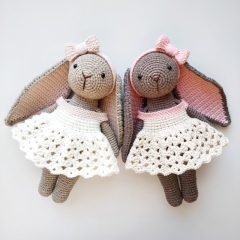 Dana the Bunny amigurumi pattern by AmiBunnyCrochet