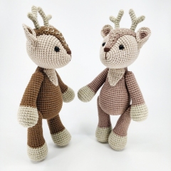 Remi the Deer amigurumi pattern by AmiBunnyCrochet