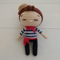 Carmelo the Gondolier amigurumi pattern by Coco On The Rainbow