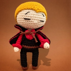 Markus the vampire amigurumi pattern by Coco On The Rainbow