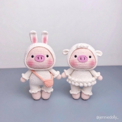 Mei The Sheep Pig  amigurumi by Jenniedolly