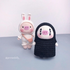 The No Face Pig  amigurumi pattern by Jenniedolly