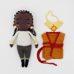 Salim the Sun boy amigurumi pattern by Lise & Stitch