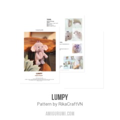 Lumpy amigurumi pattern by RikaCraftVN