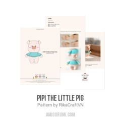 PiPi The Little Pig amigurumi pattern by RikaCraftVN