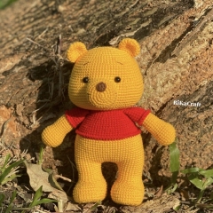 Pooh amigurumi by RikaCraftVN