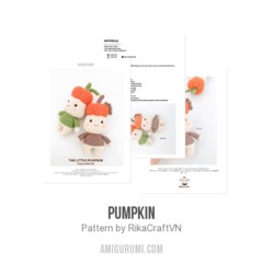 Pumpkin amigurumi pattern by RikaCraftVN