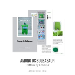 Among Us Bulbasaur amigurumi pattern by Lennutas