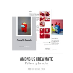 Among Us Crewmate amigurumi pattern by Lennutas
