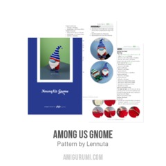 Among Us Gnome amigurumi pattern by Lennutas