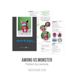 Among Us Monster amigurumi pattern by Lennutas