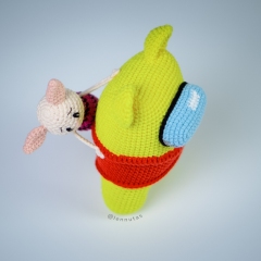 Among Us Pooh amigurumi by Lennutas