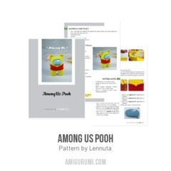 Among Us Pooh amigurumi pattern by Lennutas