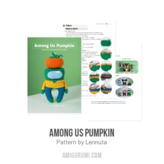 Among Us Pumpkin amigurumi pattern by Lennutas