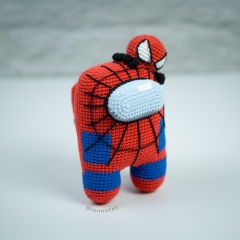 Among Us Spiderman amigurumi pattern by Lennutas