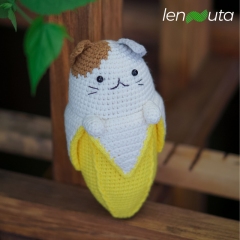 Banacat Cat Bananya amigurumi by Lennutas