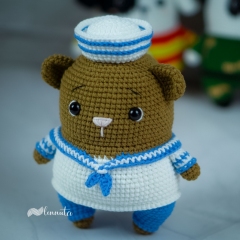 Bear The Sailor amigurumi pattern by Lennutas